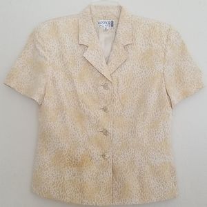 Kasper Vintage 2 Piece Suit Set Yellow